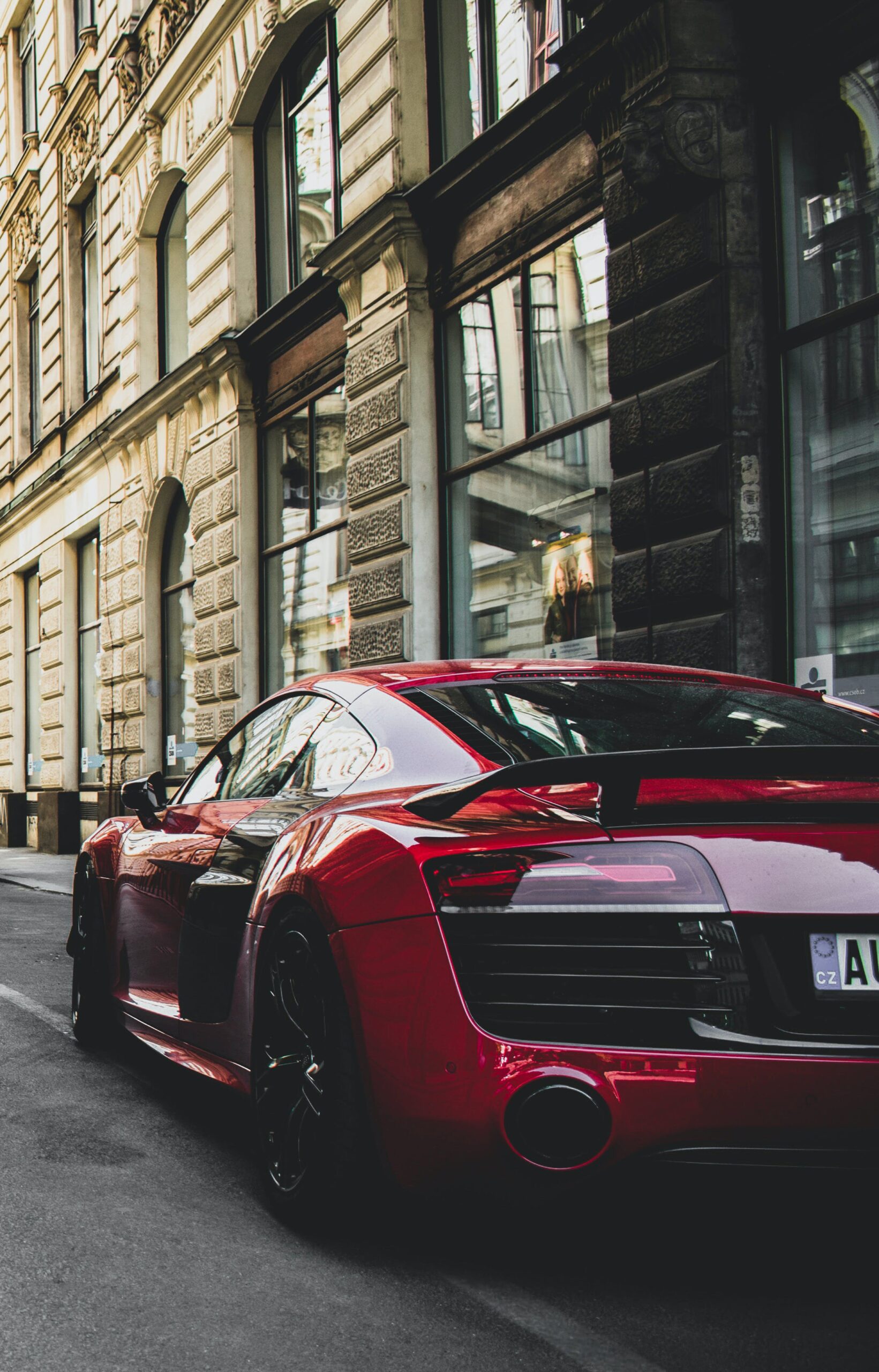 red audi